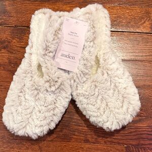 Auden Plush Cream Slipper Socks